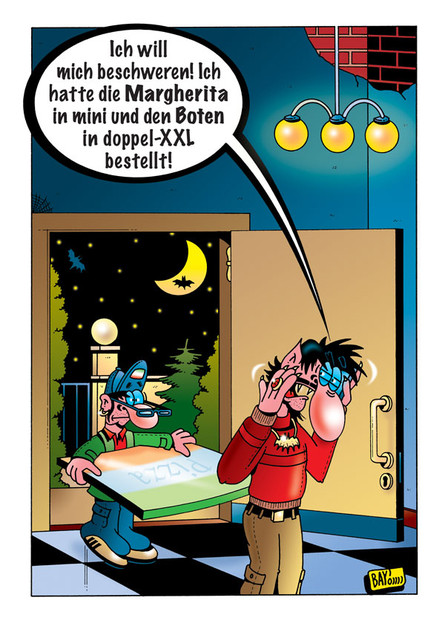 Cartoon von Stefan Bayer: Doppel-XXL