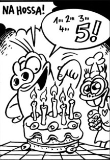 Schweinevogel 003 - "Gratulle un so!"