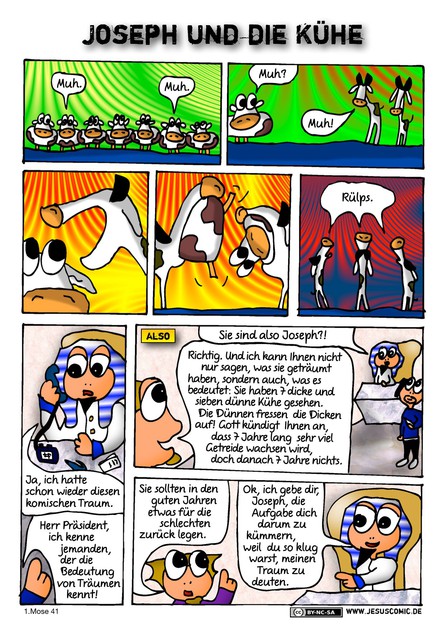 JesusComic Preloaded: Kapitel 21: Joseph und die Kühe