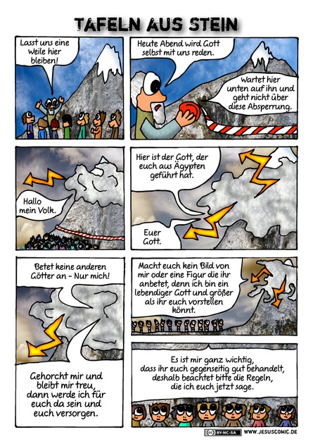 JesusComic Preloaded: Kapitel 30: Tafeln aus Stein