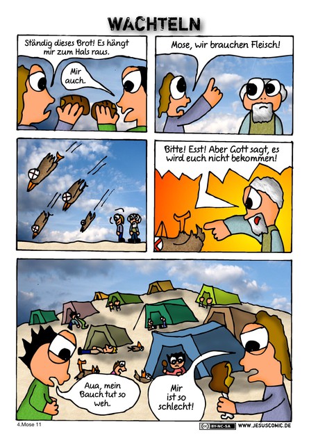 JesusComic Preloaded: Kapitel 31: Wachteln