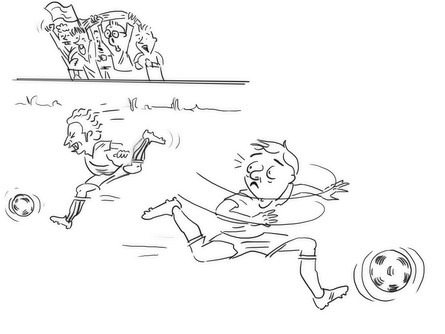 Fehler in der Fußballmatrix