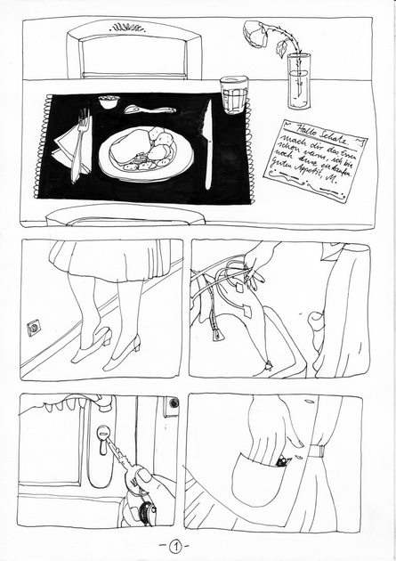 Kartoffeln und Leberkäse.