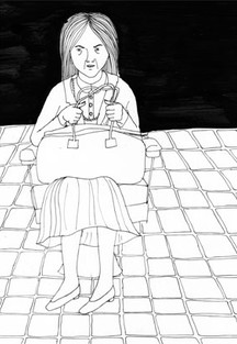 Kartoffeln und Leberkäse.