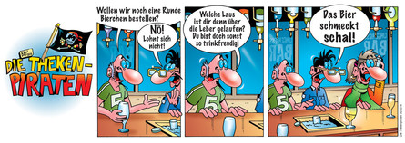 Comic von Stefan Bayer: Die Thekenpiraten 50