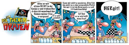 Comic von Stefan Bayer: Die Thekenpiraten 62