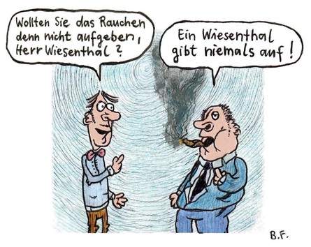 Der fröhliche Raucher