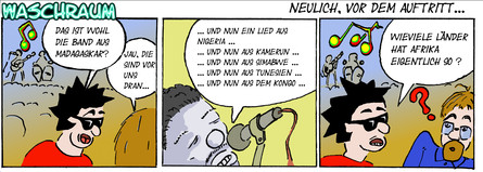 Waschraum - Le Band: Neulich, vor dem Auftritt ....