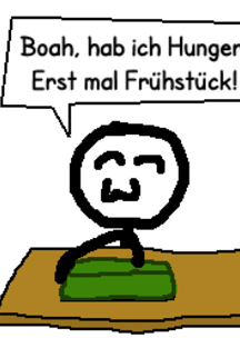 Comic zum Frühstück