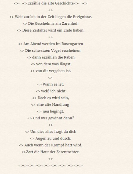 Gedicht zu Manga