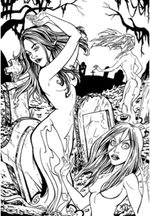 Inktober Warm Up: Witching hour