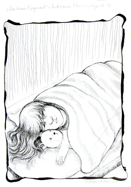 Monatliches Zeichen - Inktober warmup 4