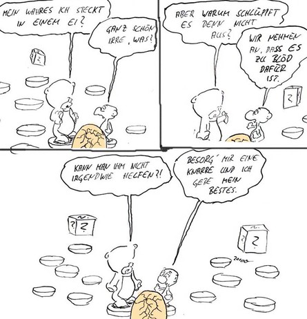 Teddy und dose:  Pock!Pock!