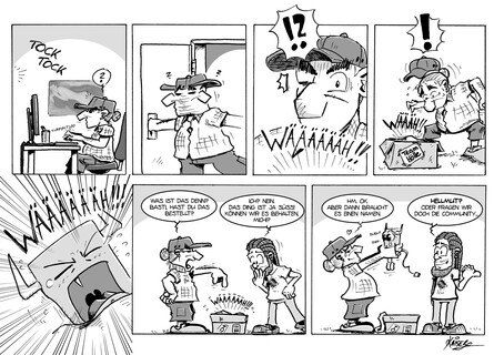 HELLMUT #1: Ein seltsames Päckchen