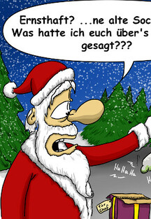 Weihnachts-Cartoon