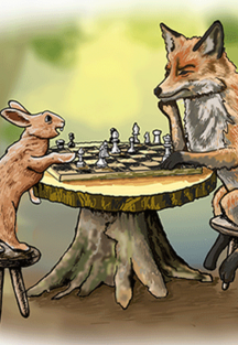 Fuchs und Hase