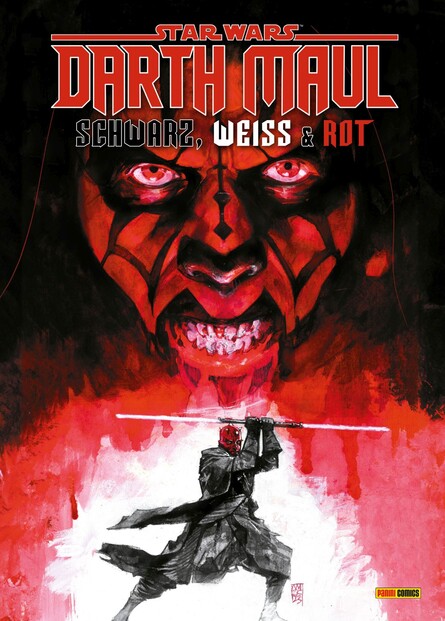 Star Wars - Darth Maul - Schwarz, Weiss & Rot