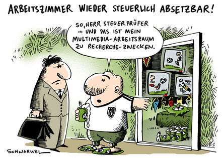 Arbeitszimmer steuerlich absetzbar