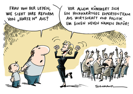 von der Leyen plant Hartz-IV-Reform