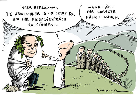 Berlusconi führt Einzelgespräche mit Abweichlern