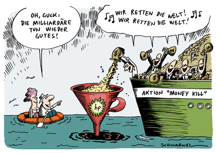 Milliardäre tun Gutes