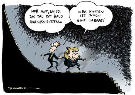 Schwarz-Gelb im Tal