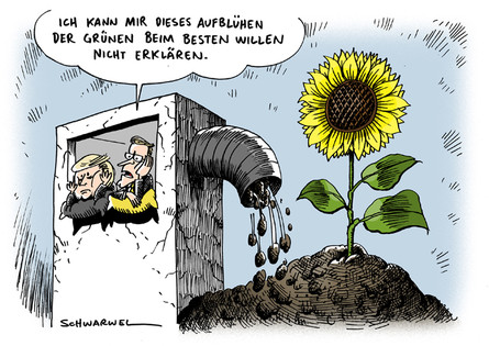 Grün blüht auf