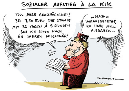 KiK und Mindestlohn