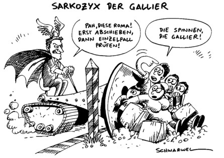 Sarkozy schiebt Roma rechtlich zweifelhaft ab