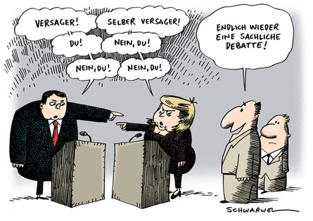 SPD und CDU werfen sich gegenseitig Versagen vor