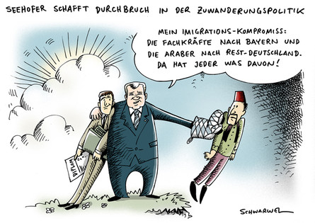 Seehofer schafft Durchbruch in der Zuwanderungspolitik 