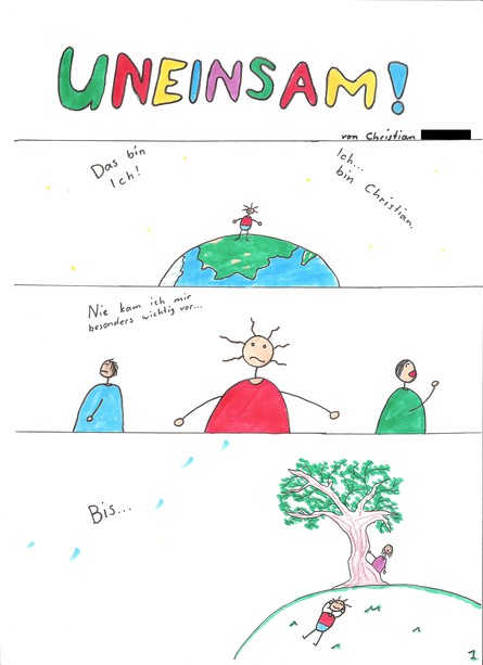 24h Comic: Uneinsam