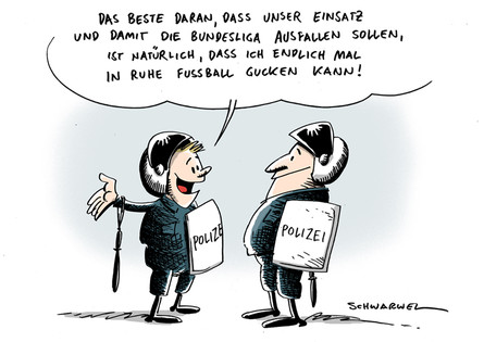 Polizei will Bundesliga ausfallen lassen