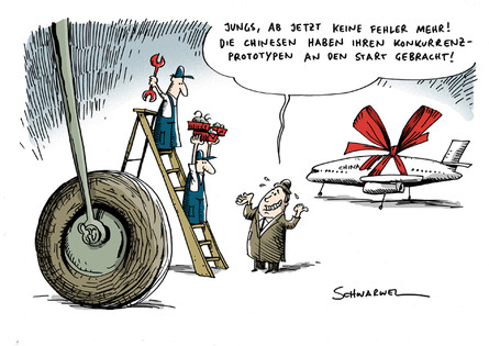 Konkurrent für Airbus und Boeing