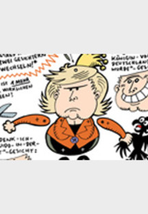 Merkelworld-Bastelbogen