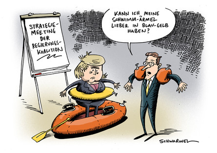 Strategiemeeting der Regierungskoalition