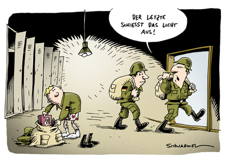 Letzte Wehrpflichtige werden eingezogen