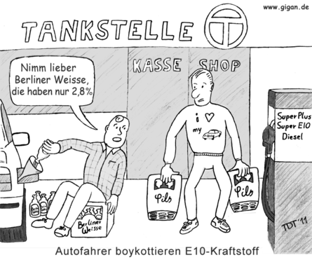 Autofahrer boykottieren E10