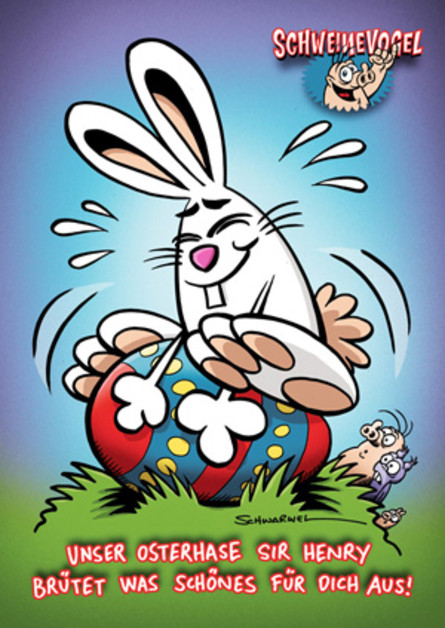 Schweinevogel Osterpost