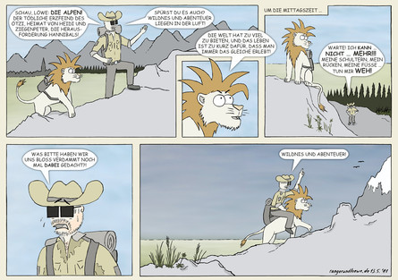 Ranger und Löwe: Der Berg ruft!