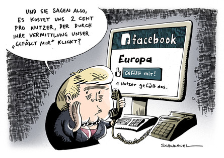 Facebook Europa Merkel