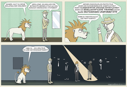 Ranger und Löwe: Hipster-Individualismus (61)