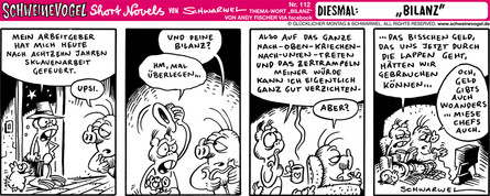 Schweinevogel Bilanz