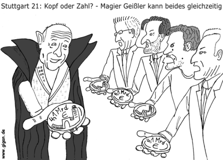 Stuttgart 21: Kopf oder Zahl?