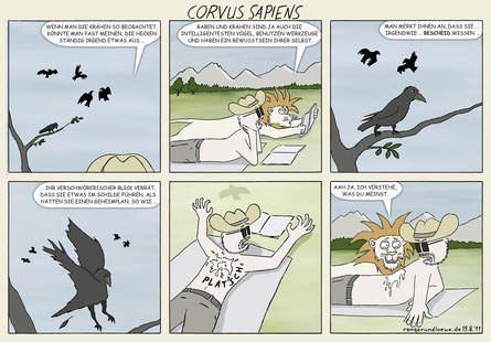 Ranger und Löwe: Corvus Sapiens (89)