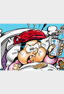 Klein-Lena ... hat die Nase voll!