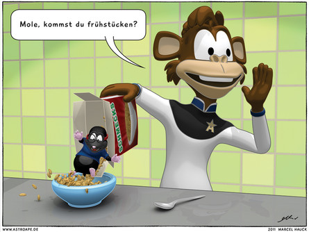 Astro Ape und Mole - Hunger