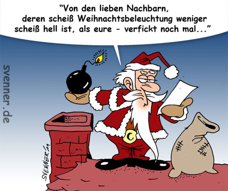 Cartoon XMAS FANATIKER