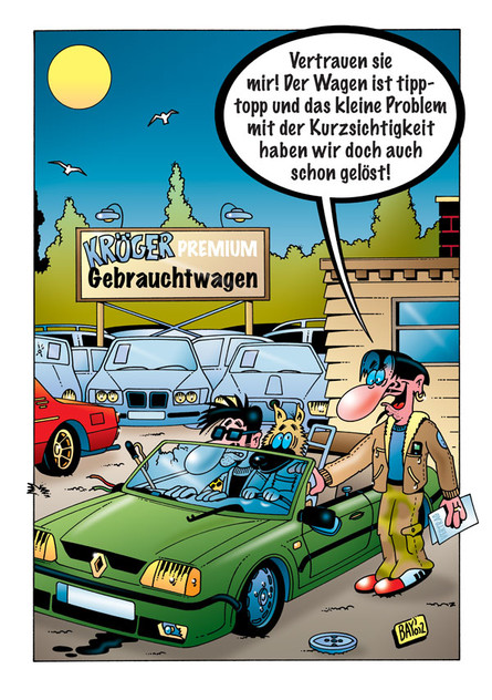 Cartoon von Stefan Bayer: Tipptopp!