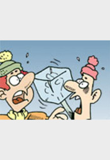 Eis-Cartoon